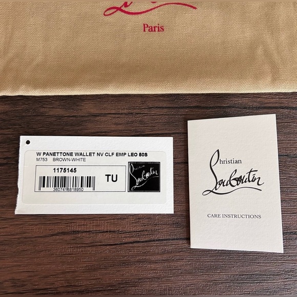 CHRISTIAN LOUBOUTIN Panettone Multicolor Spiked Calf Leather Wallet!!! PRISTINE! - Picture 16 of 16